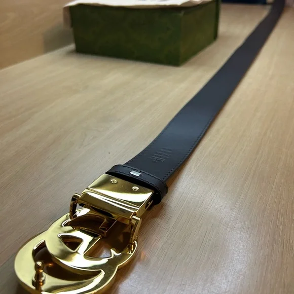 GG Marmont Reversible GG Supreme/Leather Size 85/34 - Picture 3 of 9